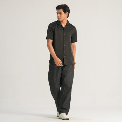 Mens Black Casual Shirt