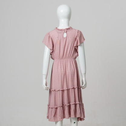 Girls Dusty Pink Dress