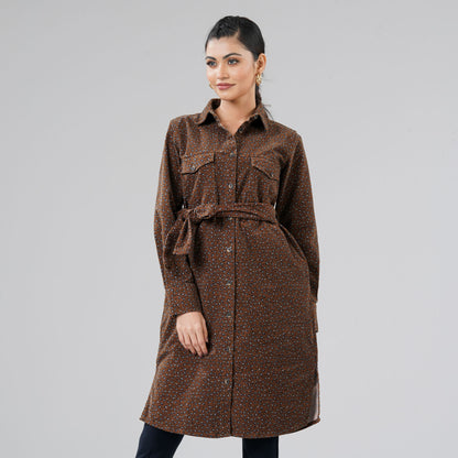 Womens Brown Dress