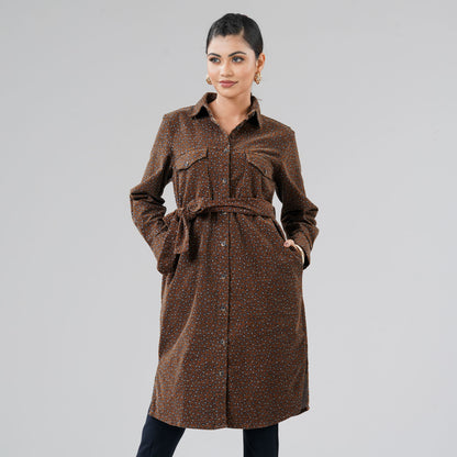 Womens Brown Dress
