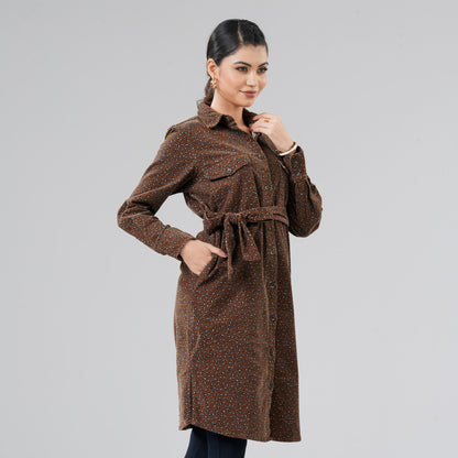 Womens Brown Dress
