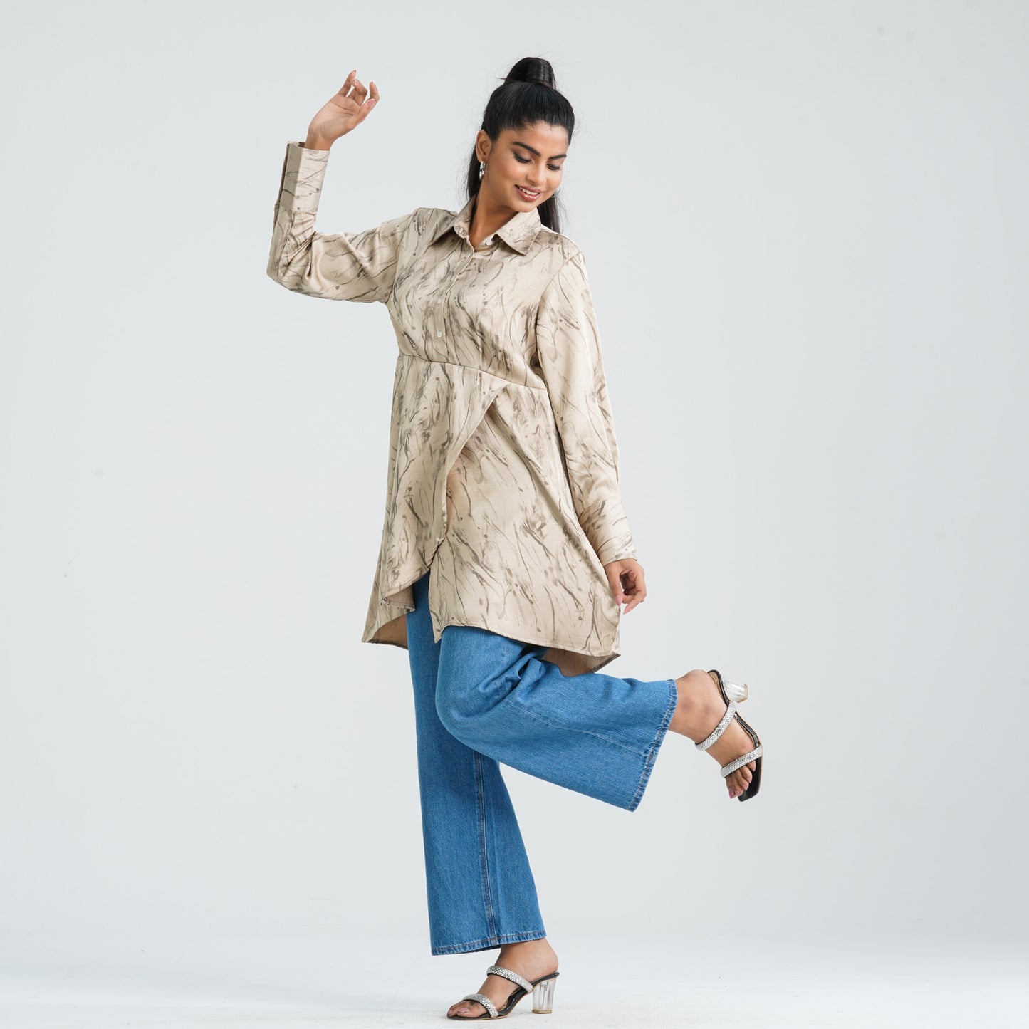 Women’s Blended Fabric Dress