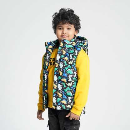 Baby Black & Green Boys Husky