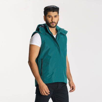 Mens Green Padded Jacket