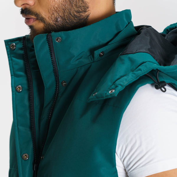 Mens Green Padded Jacket