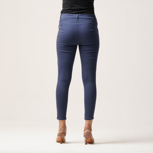 LADIES LONG PANT-NAVY BLUE