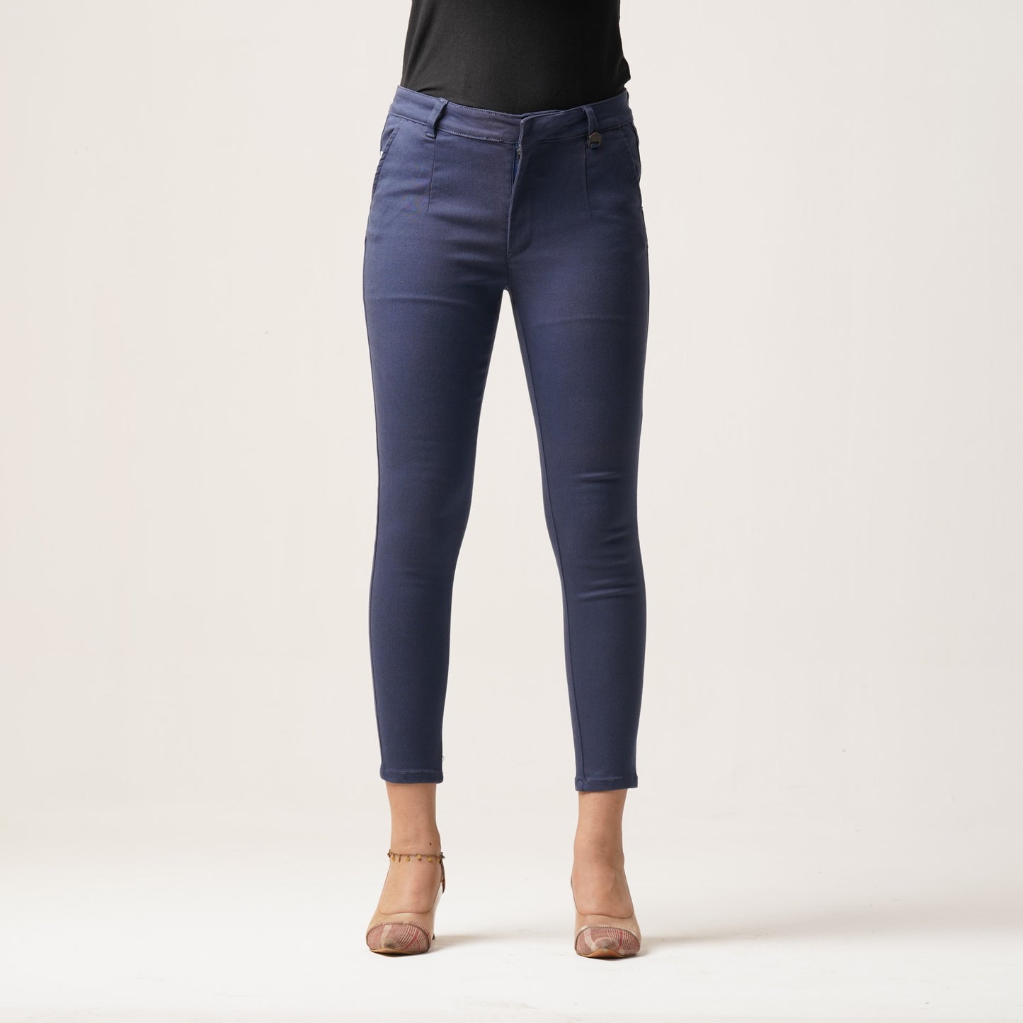 Womens Long Pant-Navy Blue