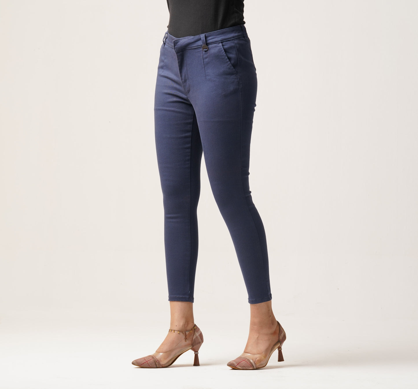 Womens Long Pant-Navy Blue