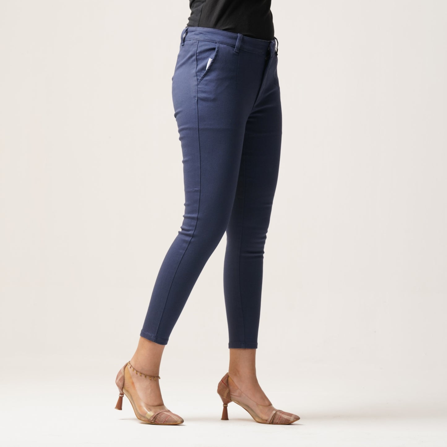 Womens Long Pant-Navy Blue