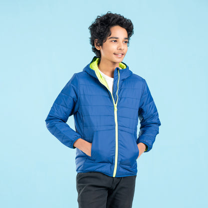 Boys Quilting Jacket- Navy