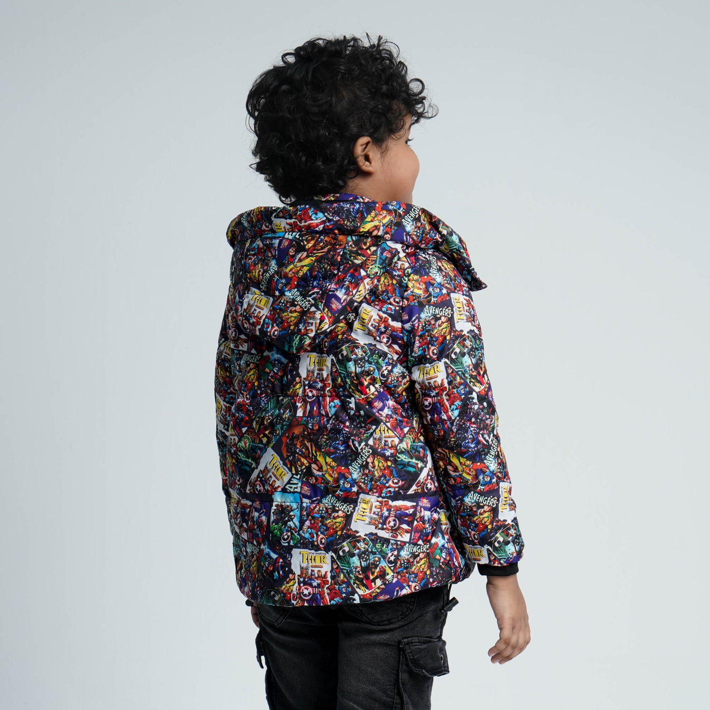 Baby Boys Multi Color Quilt Jacket