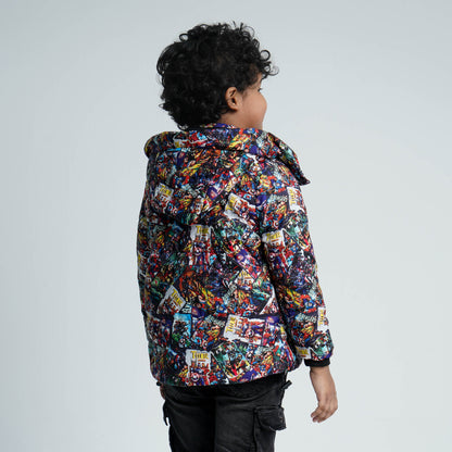 Baby Boys Multi Color Quilt Jacket
