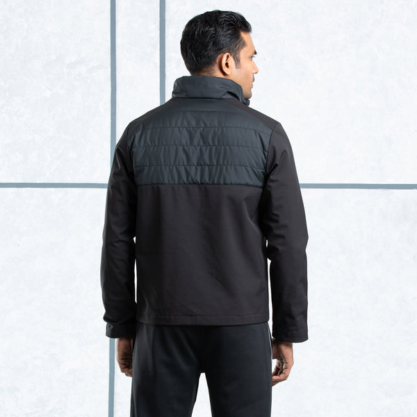 MENS QUILTING JACKET- BLACK