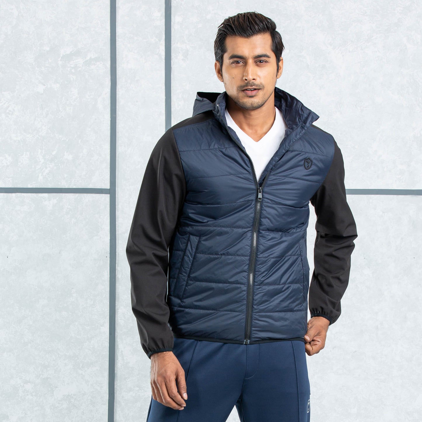 Mens Quilting Jacket- Black