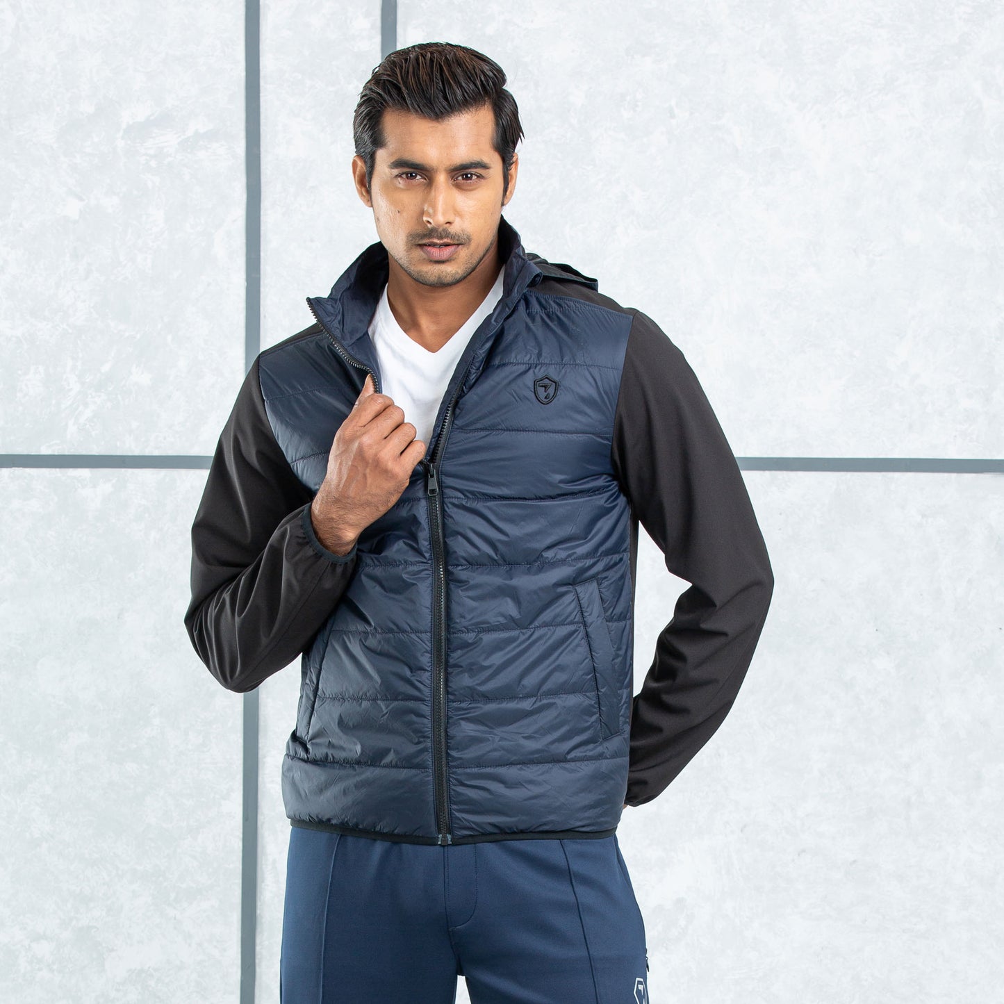 Mens Quilting Jacket- Black