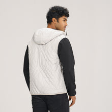 Load image into Gallery viewer, Mens Grey &amp; Black Quilted Jacket
