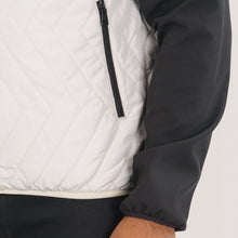 Load image into Gallery viewer, Mens Grey &amp; Black Quilted Jacket
