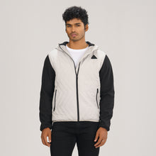 Load image into Gallery viewer, Mens Grey &amp; Black Quilted Jacket
