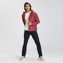 Load image into Gallery viewer, Mens Red Quilted Jacket
