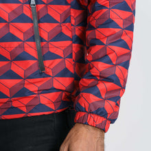 Load image into Gallery viewer, Mens Red Quilted Jacket
