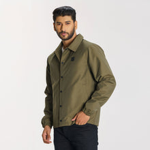 Load image into Gallery viewer, Men’s Olive Shacket
