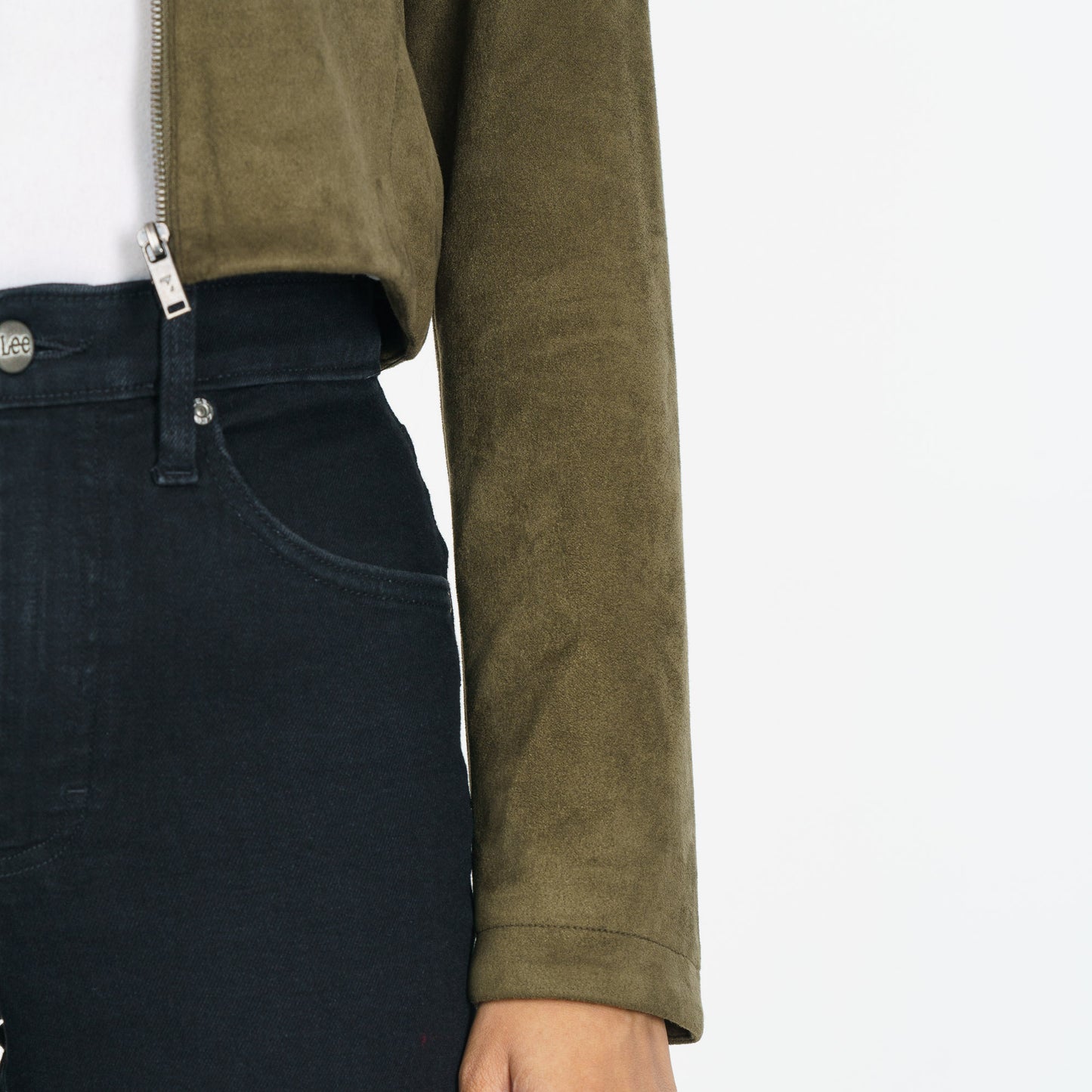 Women Olive Shacket