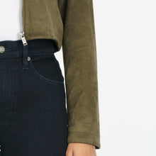 Load image into Gallery viewer, Women Olive Shacket
