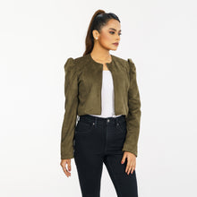 Load image into Gallery viewer, Women Olive Shacket
