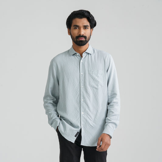 Men’s Ash Check Casual Shirt
