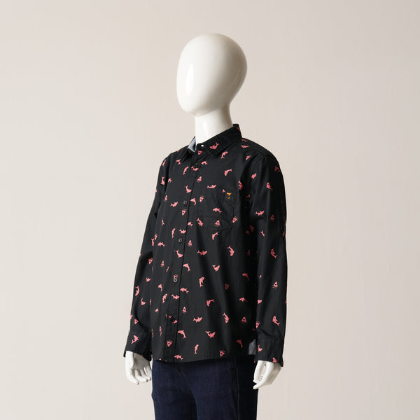 BOYS SHIRT-BLACK