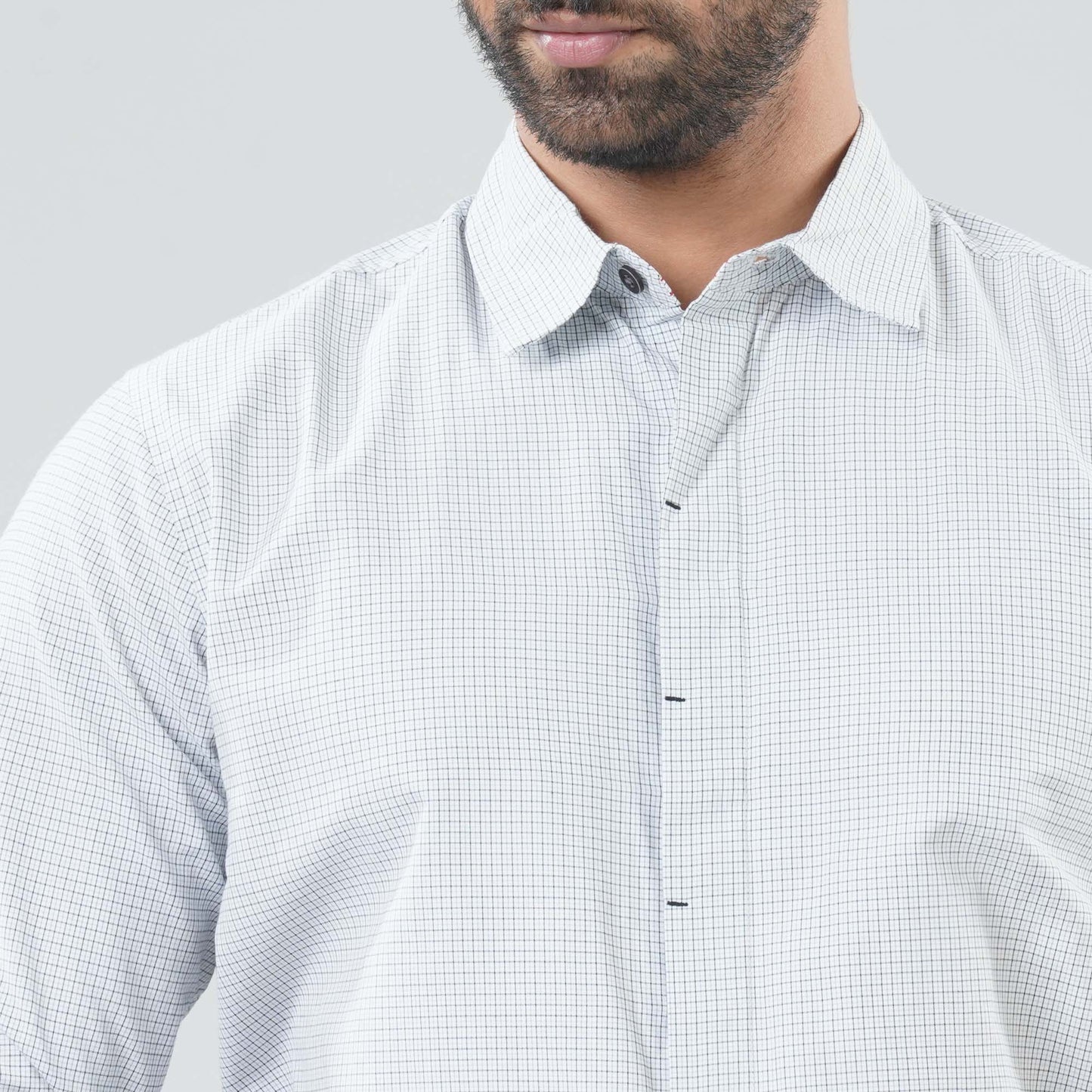 Mens Purple & White Shirt