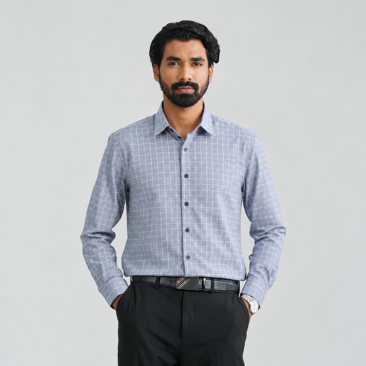 Mens L/S Shirt Gray