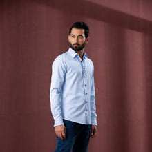 Load image into Gallery viewer, MENS L/S SHIRT-SKY STRIPE
