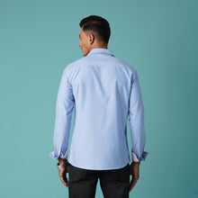 Load image into Gallery viewer, MENS L/S SHIRT-BLUE/PINK
