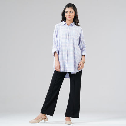 Women Ash Check Shirt