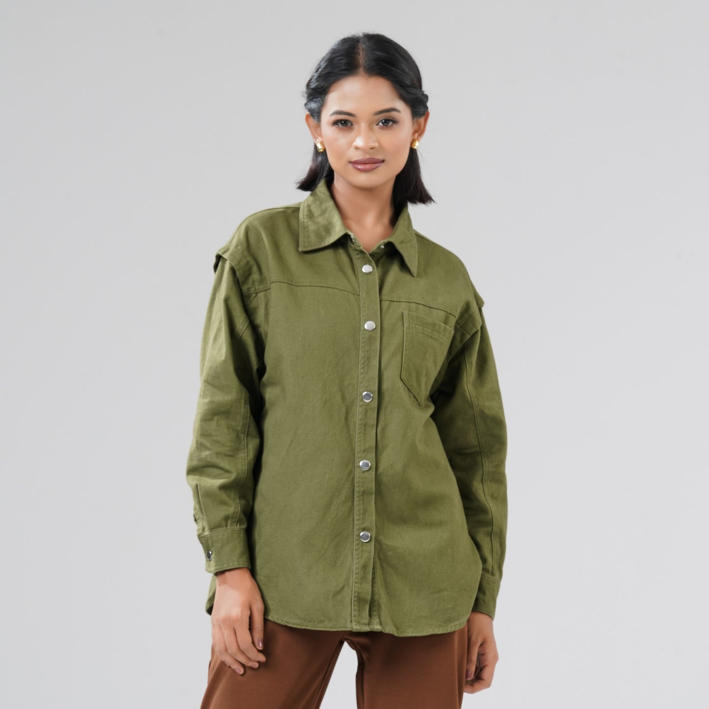 Womens Olive Shirt