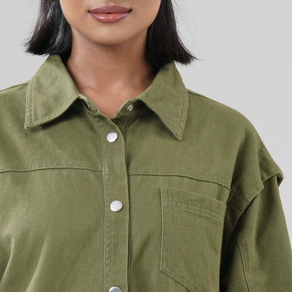 Womens Olive Shirt