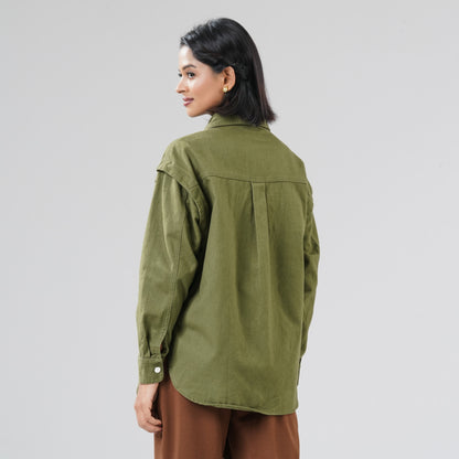 Womens Olive Shirt