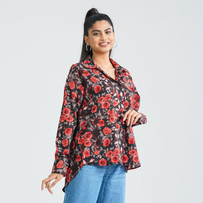 Women's Viscose Printed Shirt