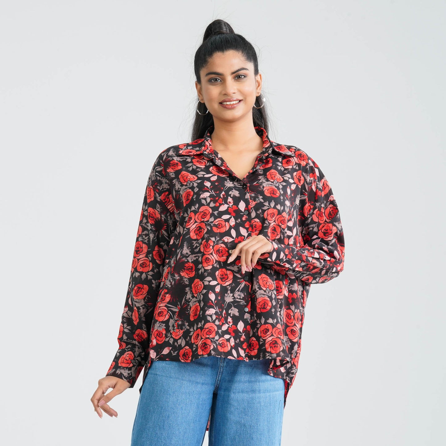 Women's Viscose Printed Shirt