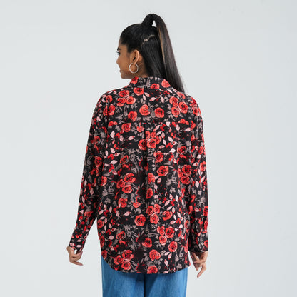Women's Viscose Printed Shirt