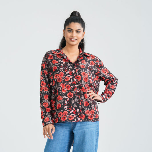Women's Viscose Printed Shirt