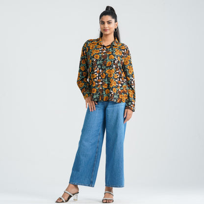 Women Viscose Printed Shirt