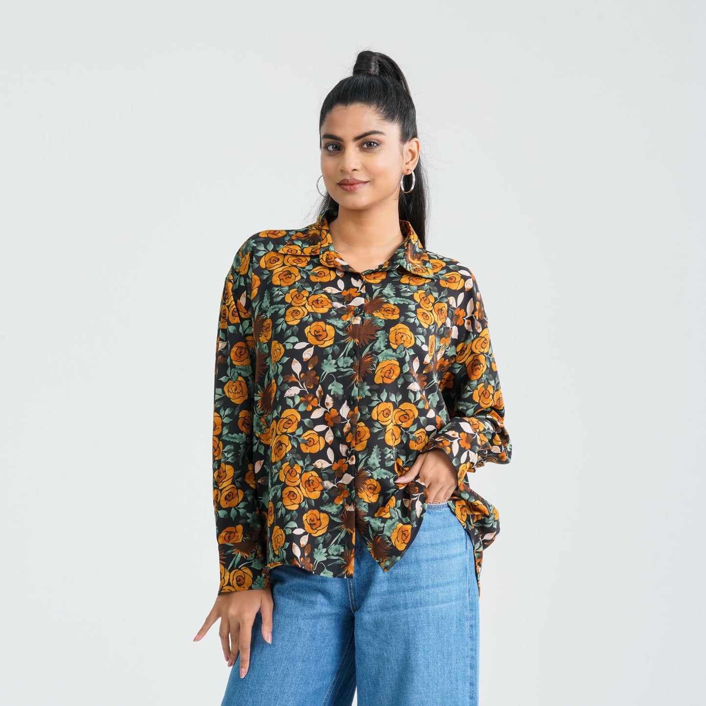 Women Viscose Printed Shirt
