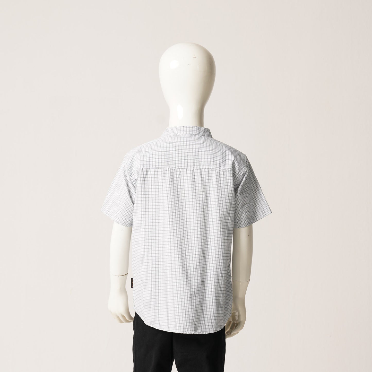 Baby Boys S/S Shirt-White/Black