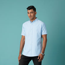 Load image into Gallery viewer, MENS S/S SHIRT-BLUE
