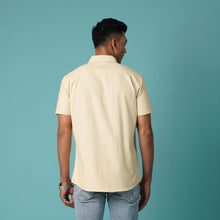 Load image into Gallery viewer, Men&#39;s Yellow Short Sleeve Shirt
