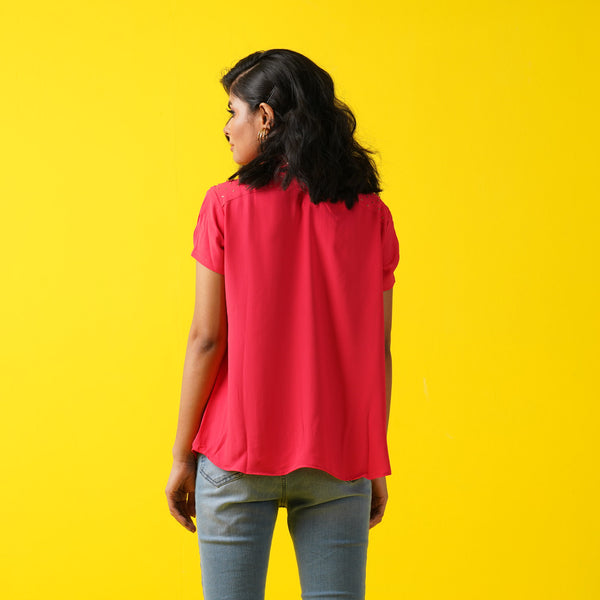 LADIES TOPS-RED