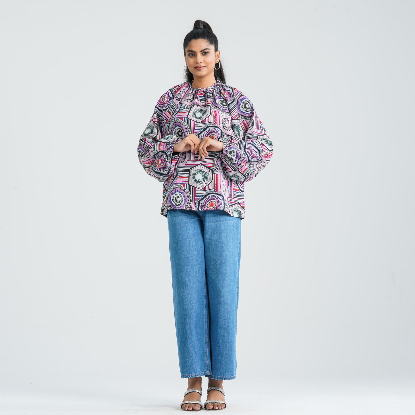 Women’s Blended Fabric Top