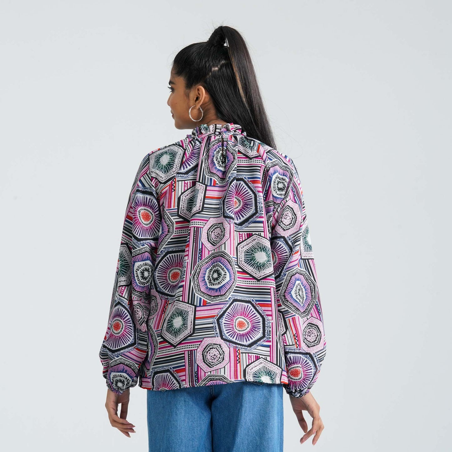 Women’s Blended Fabric Top